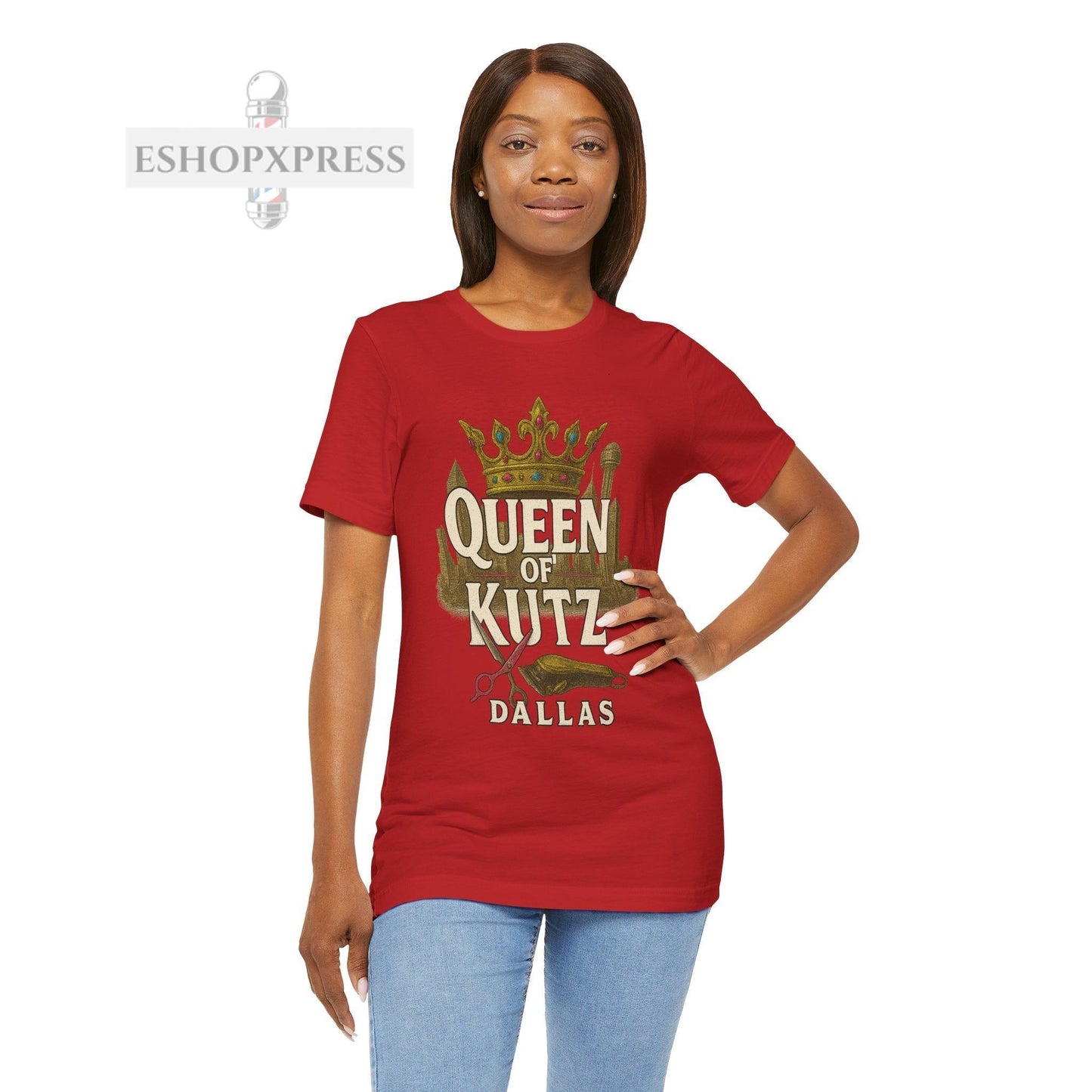 Queen of Kutz Dallas| Unisex Tee for Stylists & Barbers