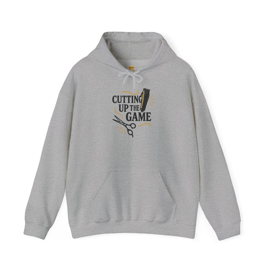 Cutting up the Game | Unisex Hoodie for Stylists & Barbers