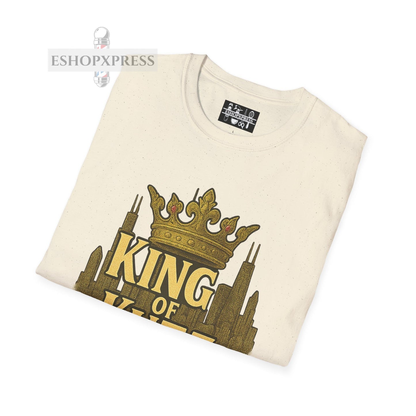 King of KutZ Chicago Barber T-Shirt β Urban Streetwear Tee for Barbers, Stylists & Grooming Pros | EShopXpress Brand Apparel