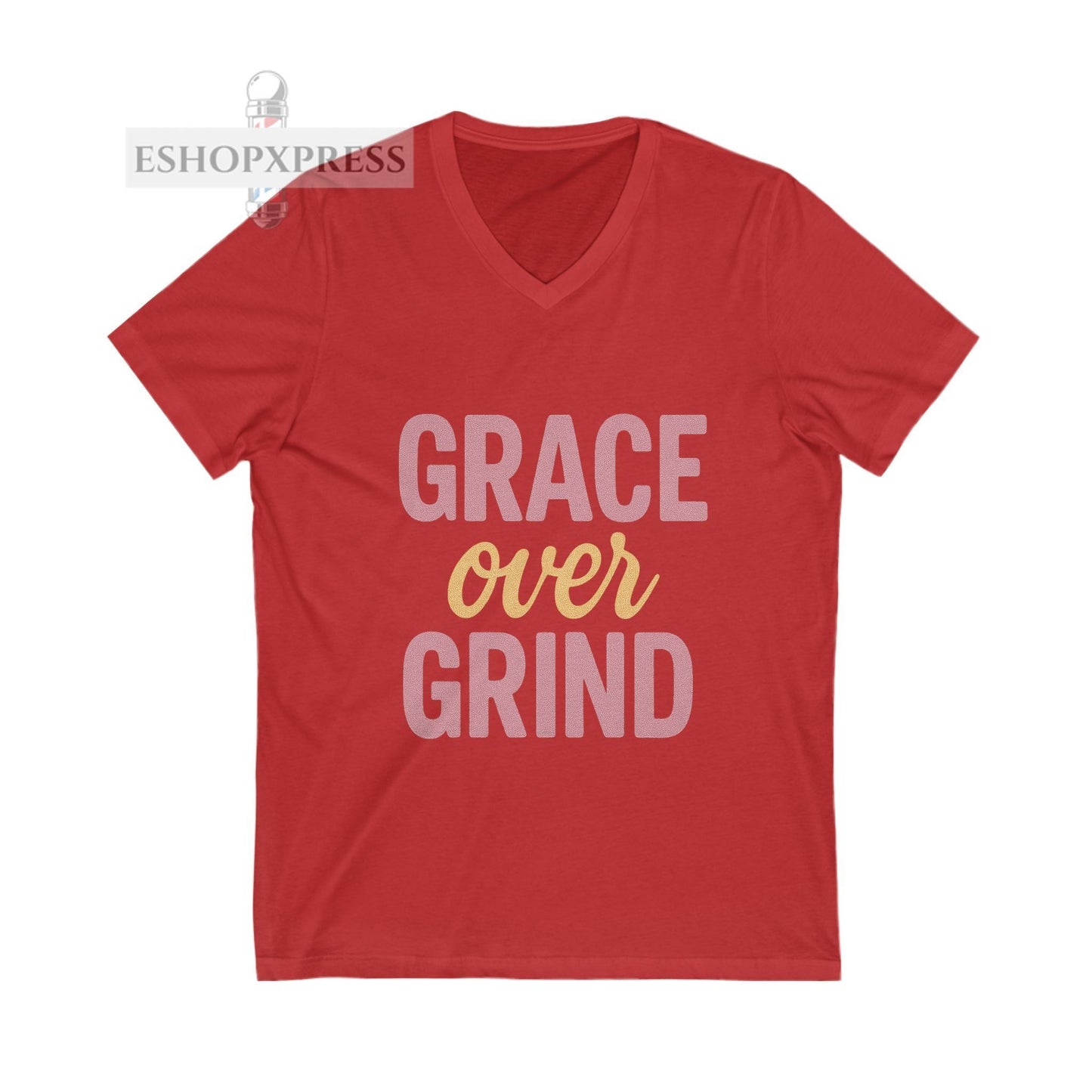 Grace over Grind - V-Neck Tee