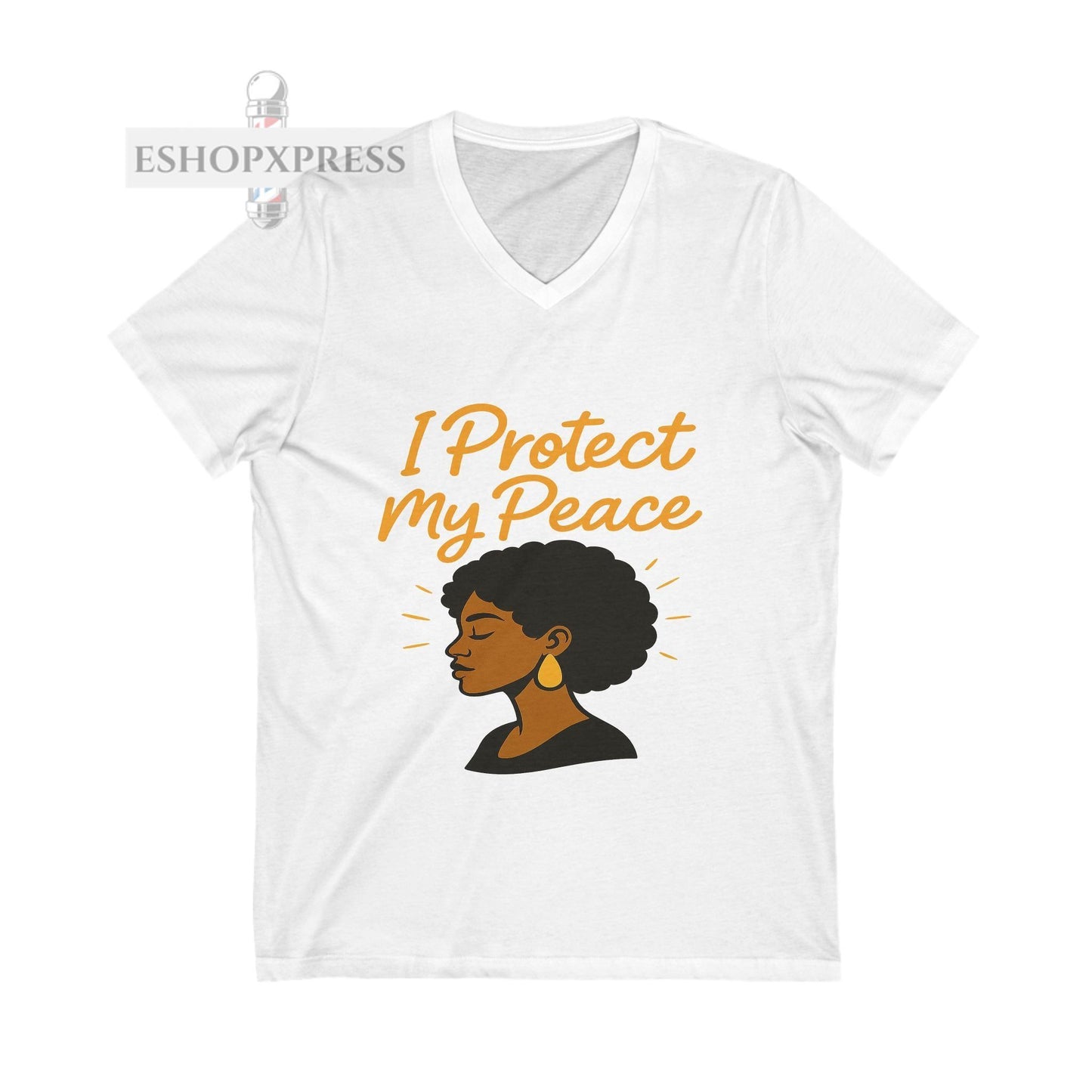I Protect My Peace - V-Neck Tee