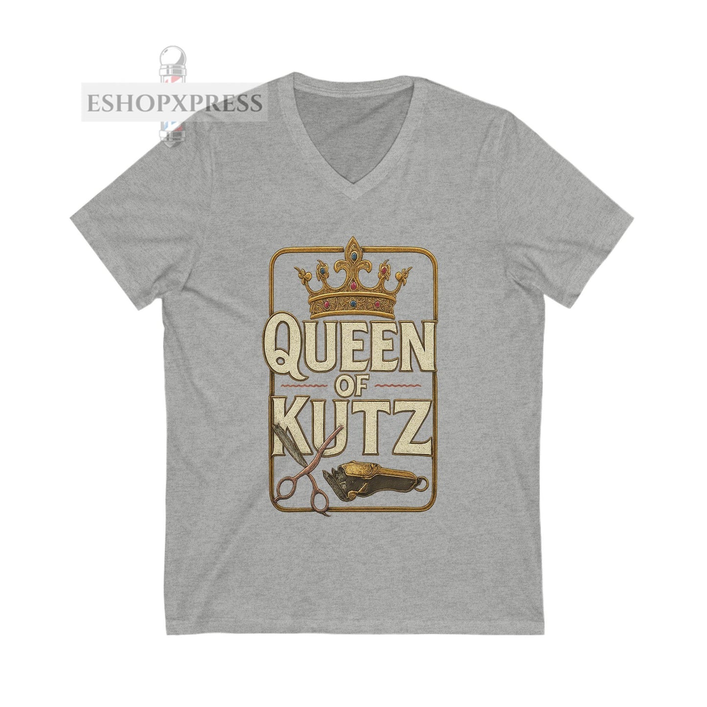 Queen of Kutz Universal Women's V-Neck Tee