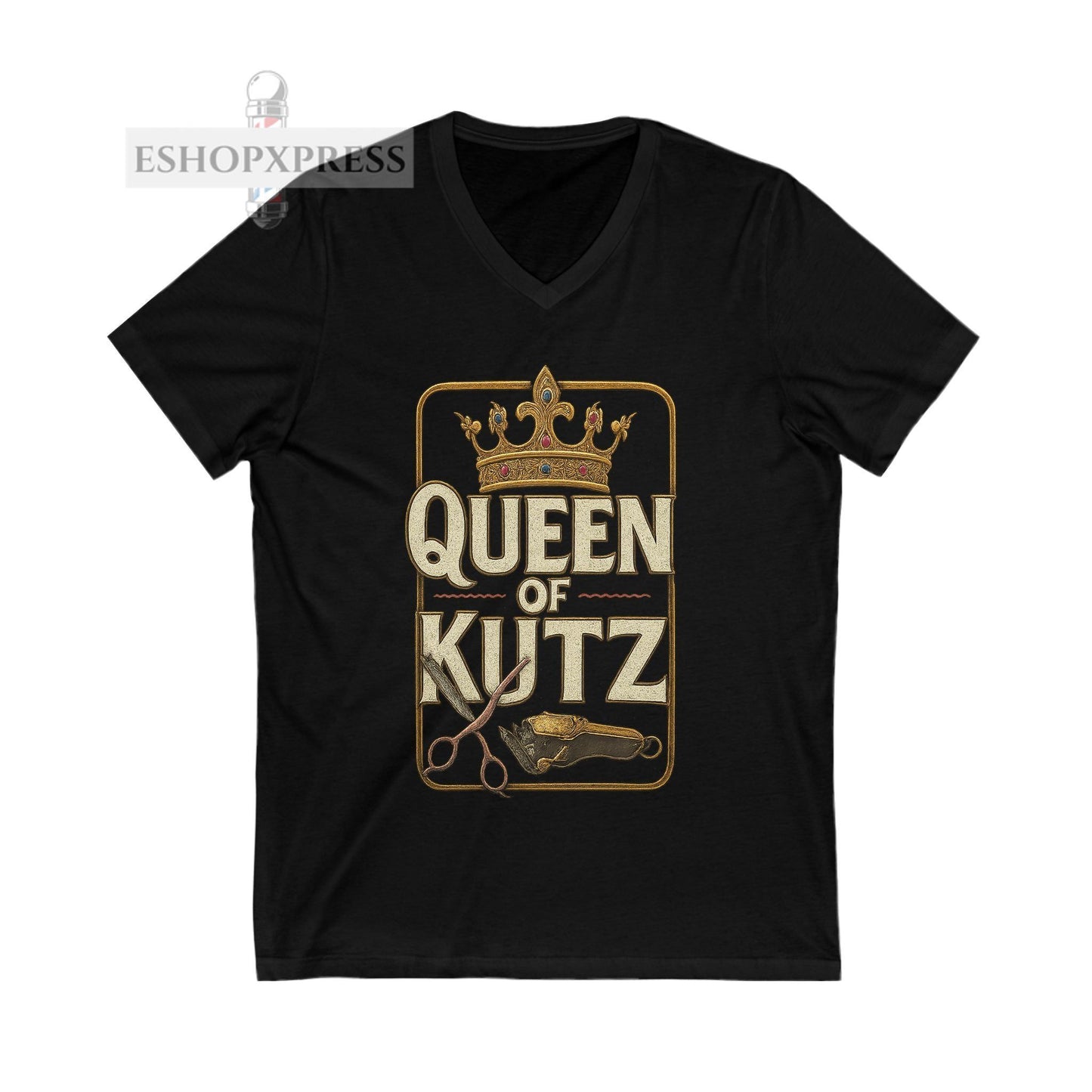 Queen of Kutz Universal Women's V-Neck Tee