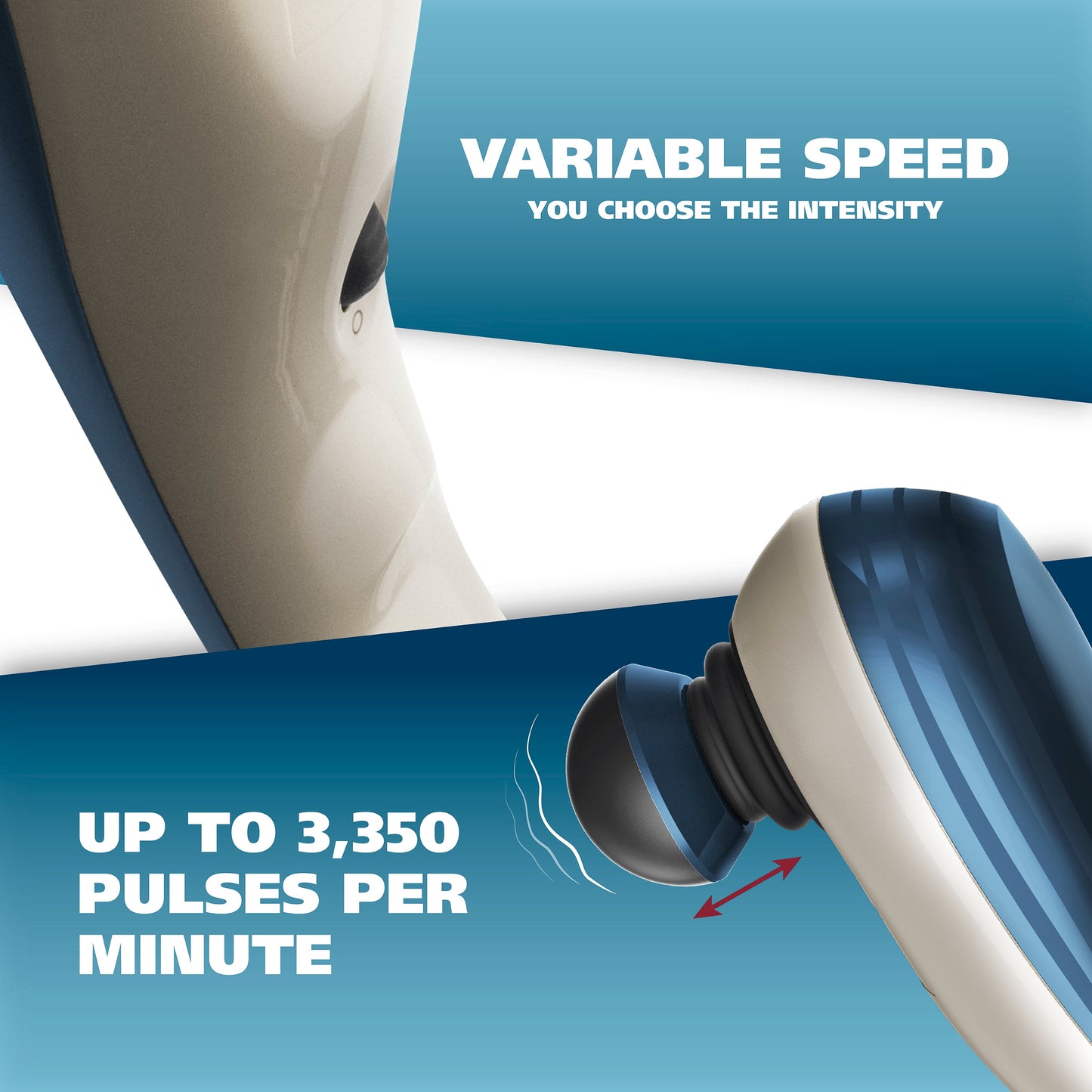 (2 Pack) Deep Tissue Percussion Therapeutic Massager, Variable Intensity Full Body, FSA & HSA Eligible