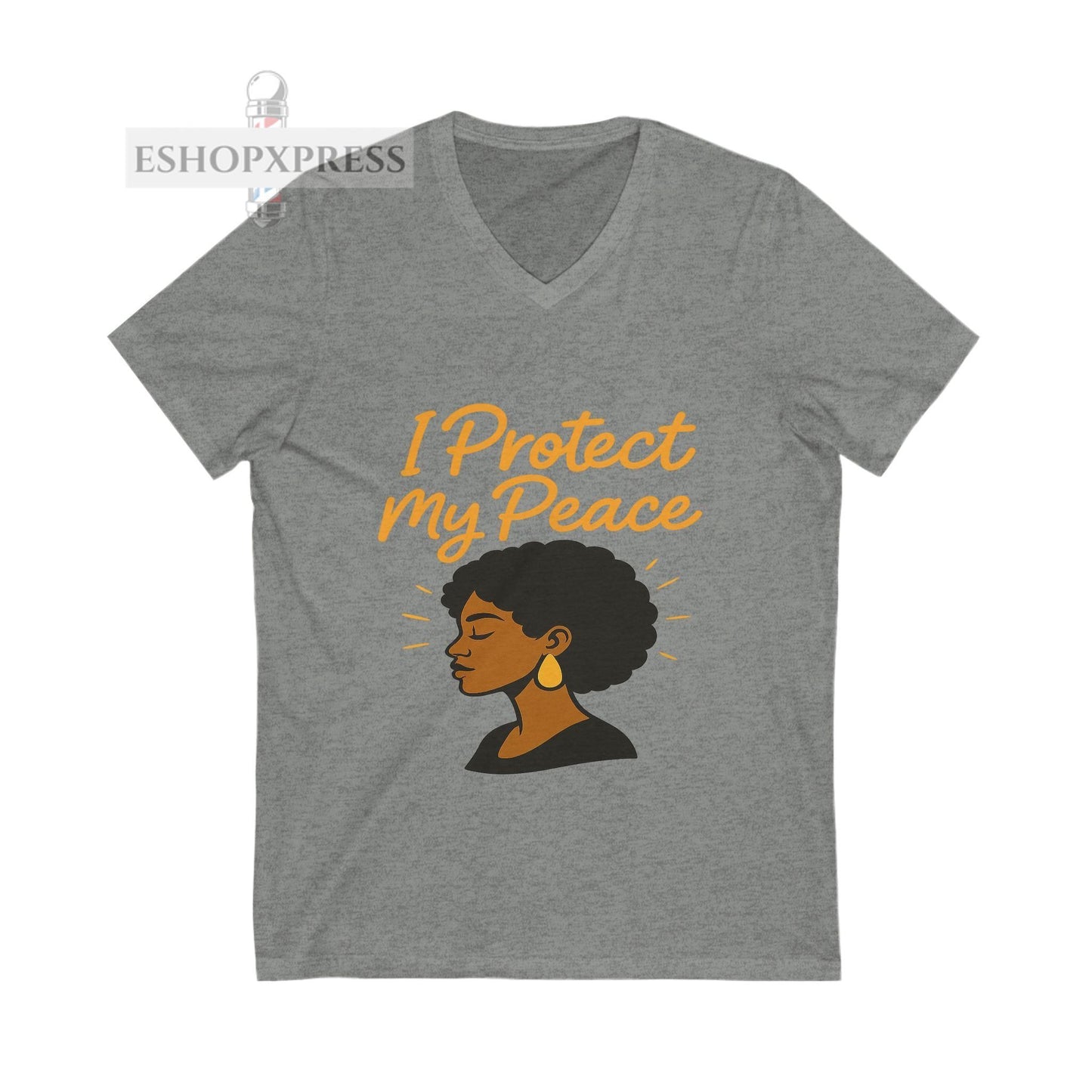 I Protect My Peace - V-Neck Tee