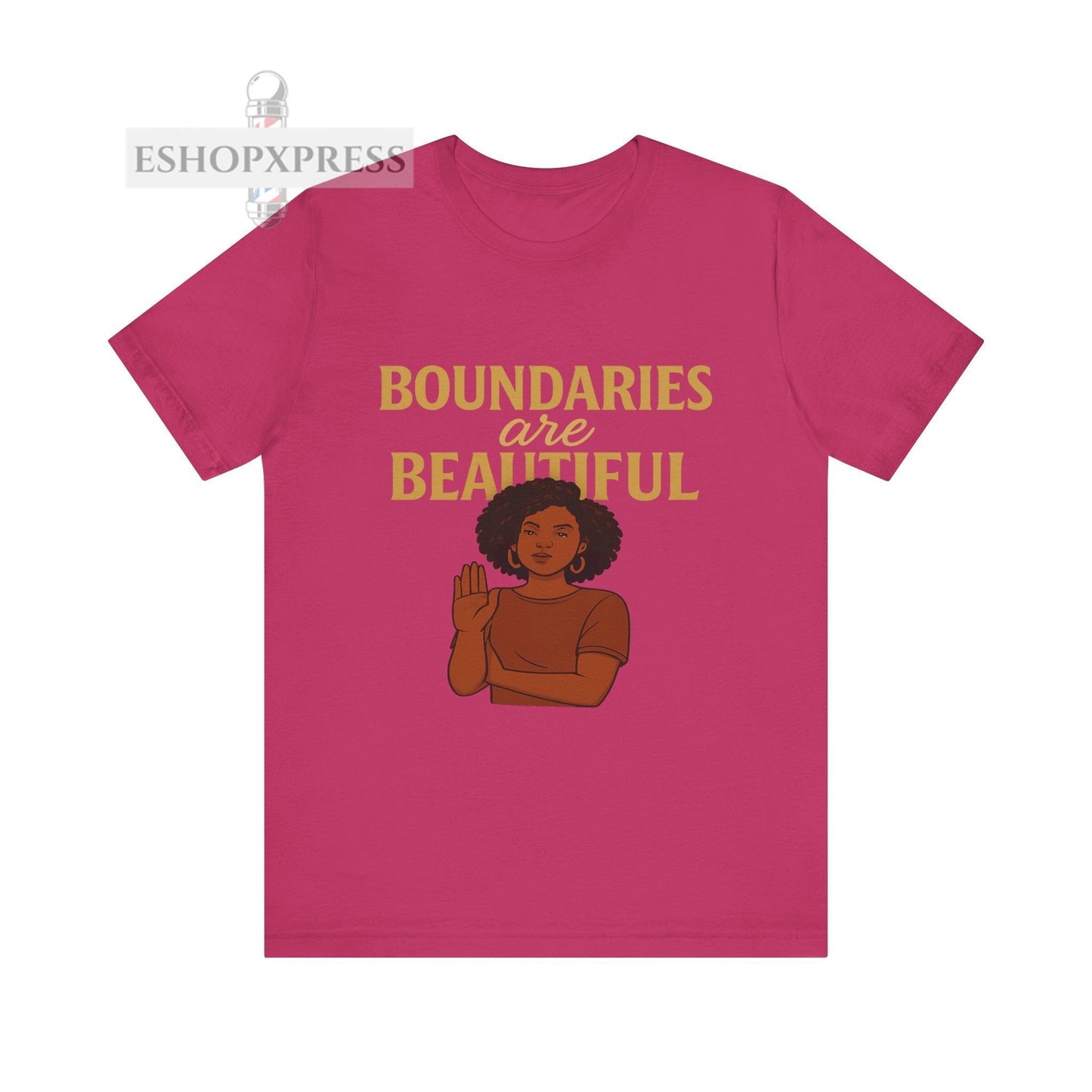 Boundaries Are Beautiful - Crew Neck Tee