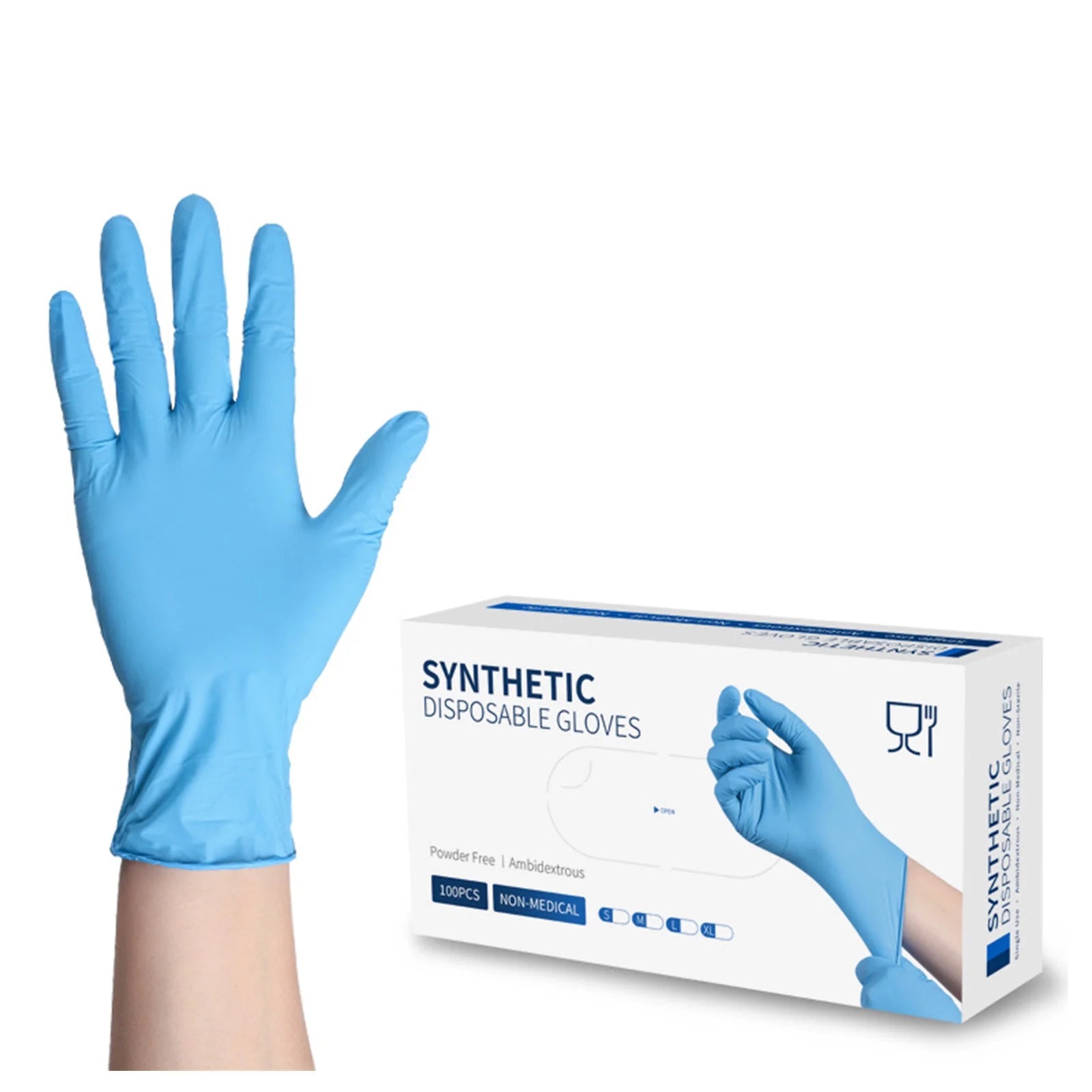 Gloves Disposable Heavy Duty Nitrile Gloves Medium Disposable Gloves Medium Nitrile Gloves Guantes Desechables Disposable Cooking Blue