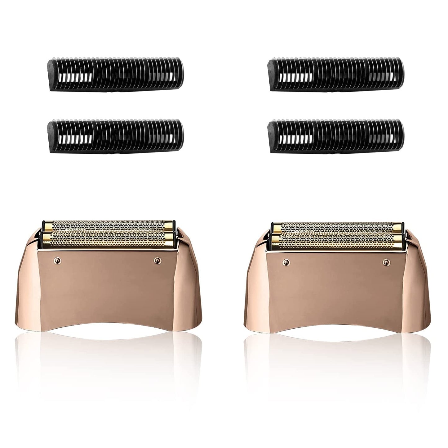 2 Pack Pro Shaver Replacement Foil and Cutters Compatible with Andis 17150(TS-1)/17155/17200 Shaver Profoil Lithium Replacement" Golden