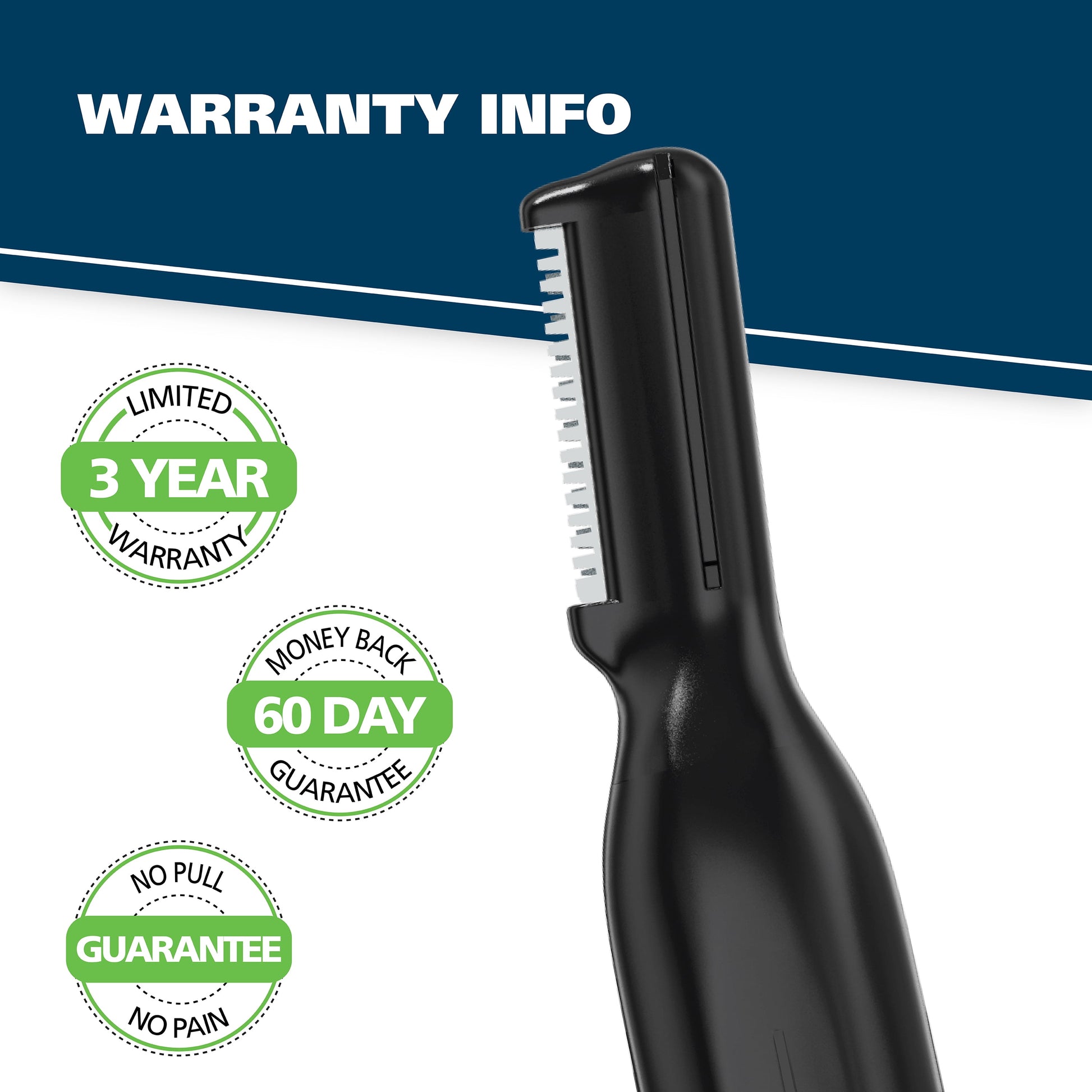 Micro Groomsman Men'S Lithium Battery Powered Pen Trimmer, Black/Blue 5640-4701