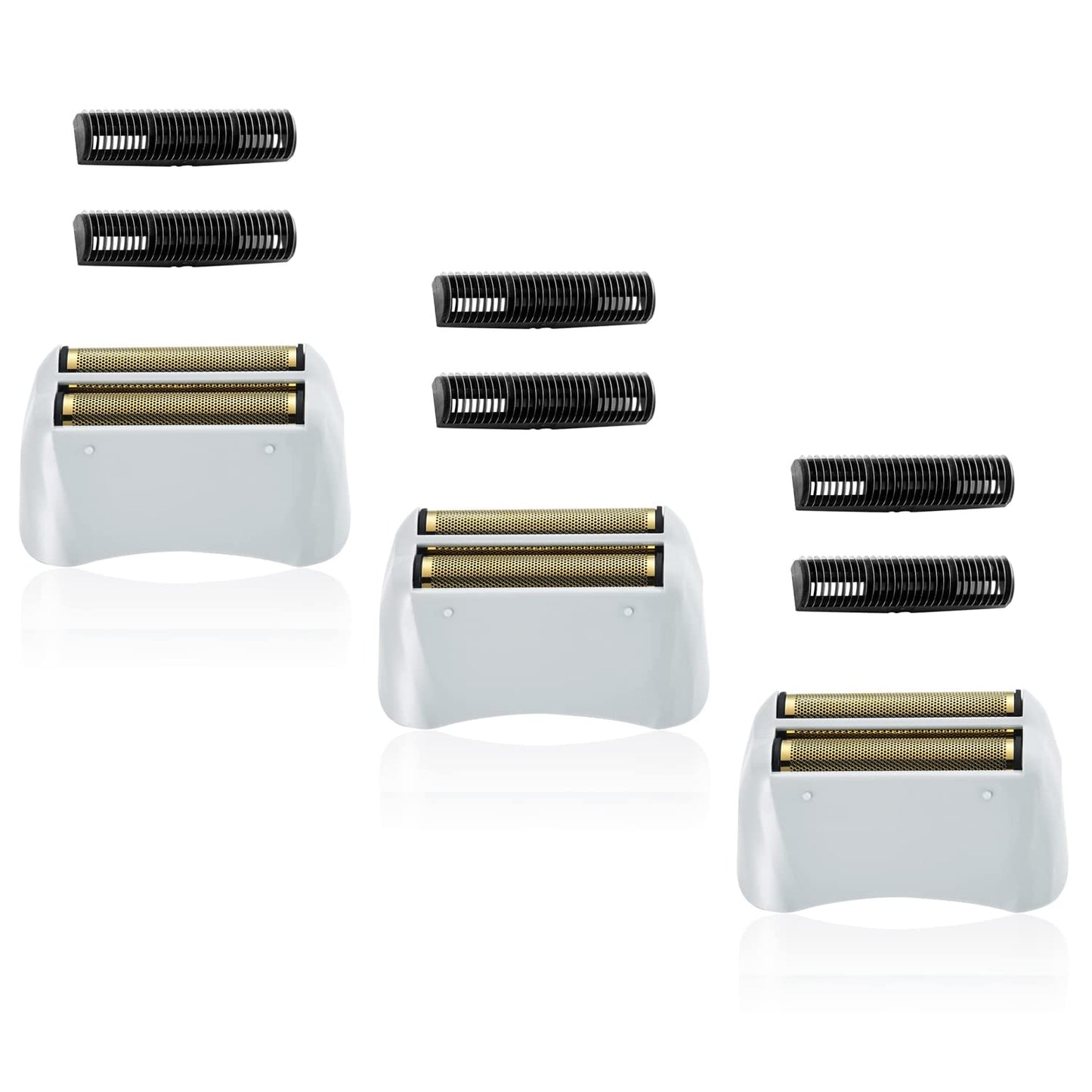 2 Pack Pro Shaver Replacement Foil and Cutters Compatible with Andis 17150(TS-1)/17155/17200 Shaver Profoil Lithium Replacement" Golden
