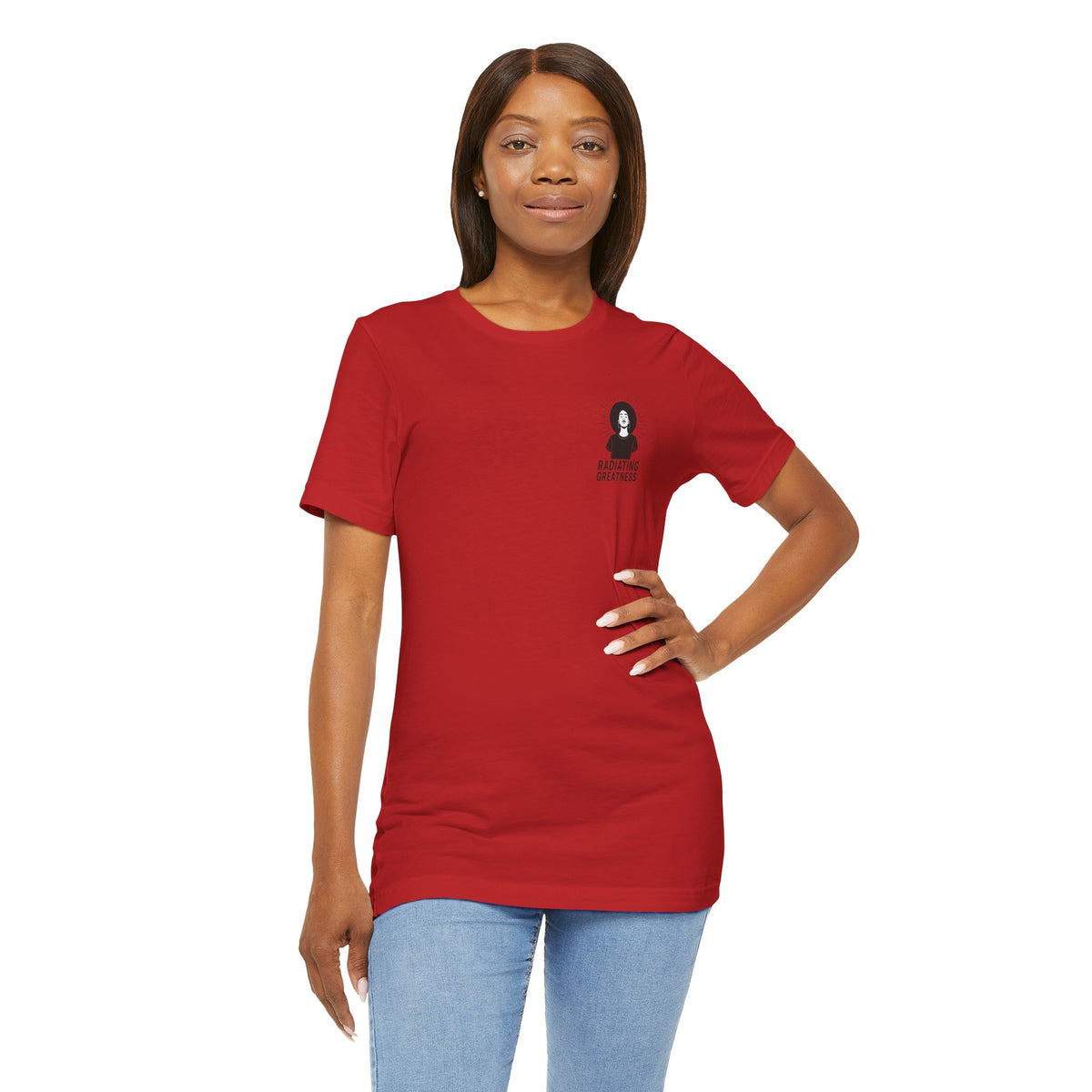 Radiating Greatness – Front & Back Print | Empowerment Tee