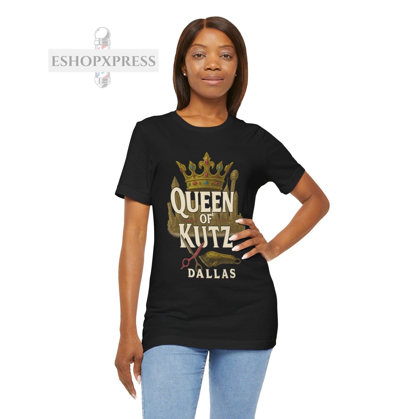 Queen of Kutz Dallas| Unisex Tee for Stylists & Barbers