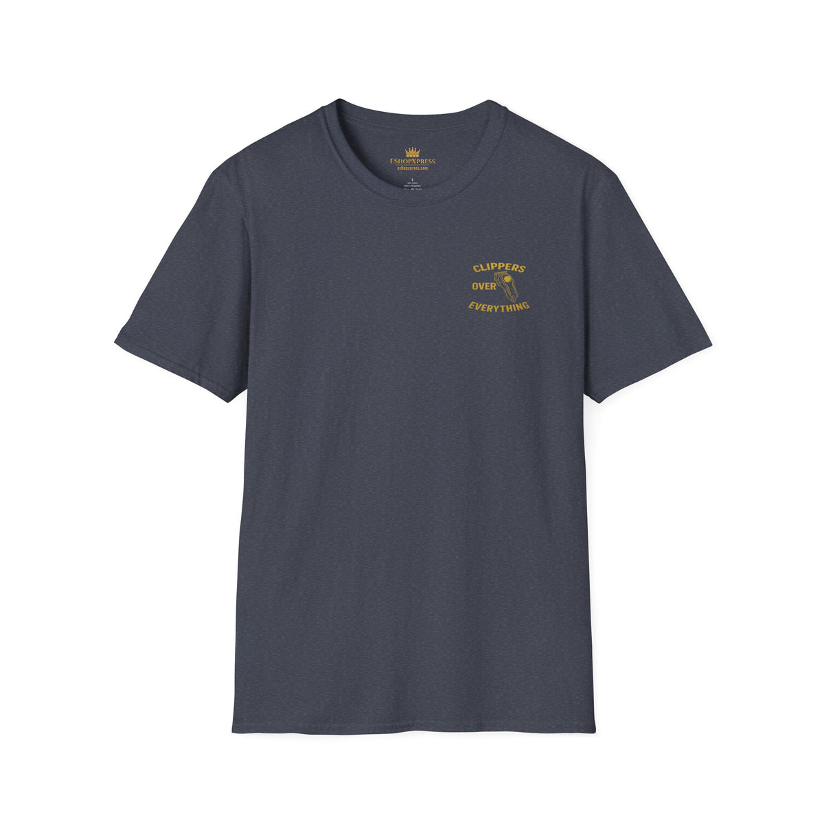 Men's Clippers over everything Barber T-Shirt – Front & Back Print