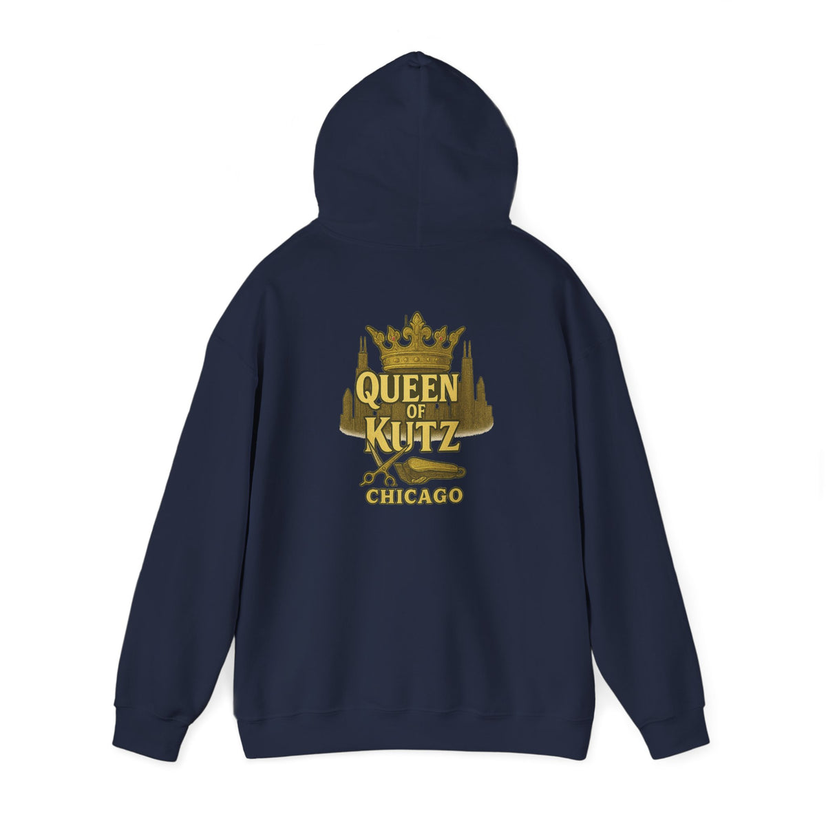 Queen of Kutz Chicago Hoodie – Front & Back Print