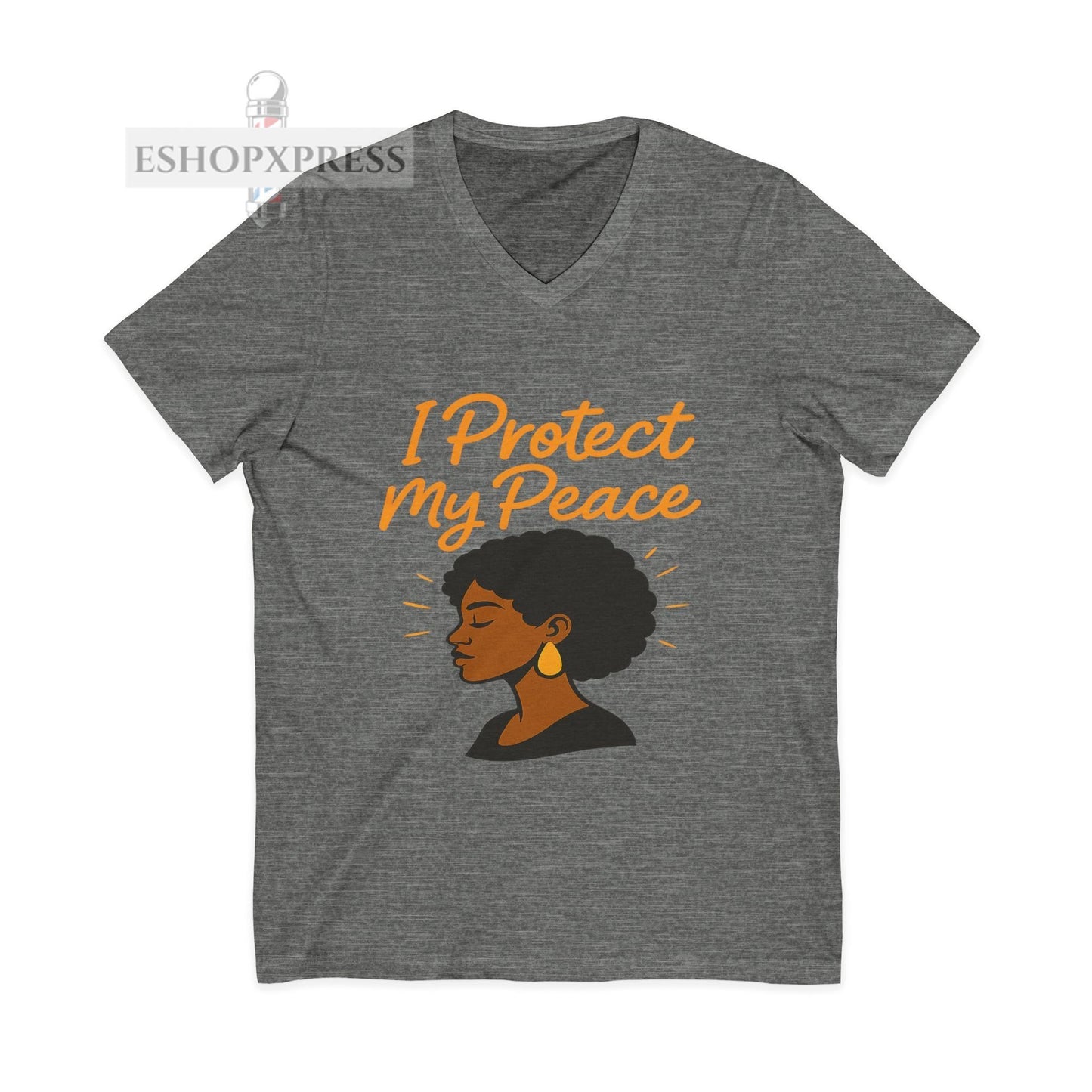 I Protect My Peace - V-Neck Tee