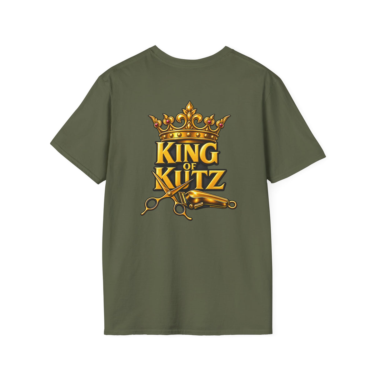 Men's King of Kutz Barber T-Shirt – Front & Back Print