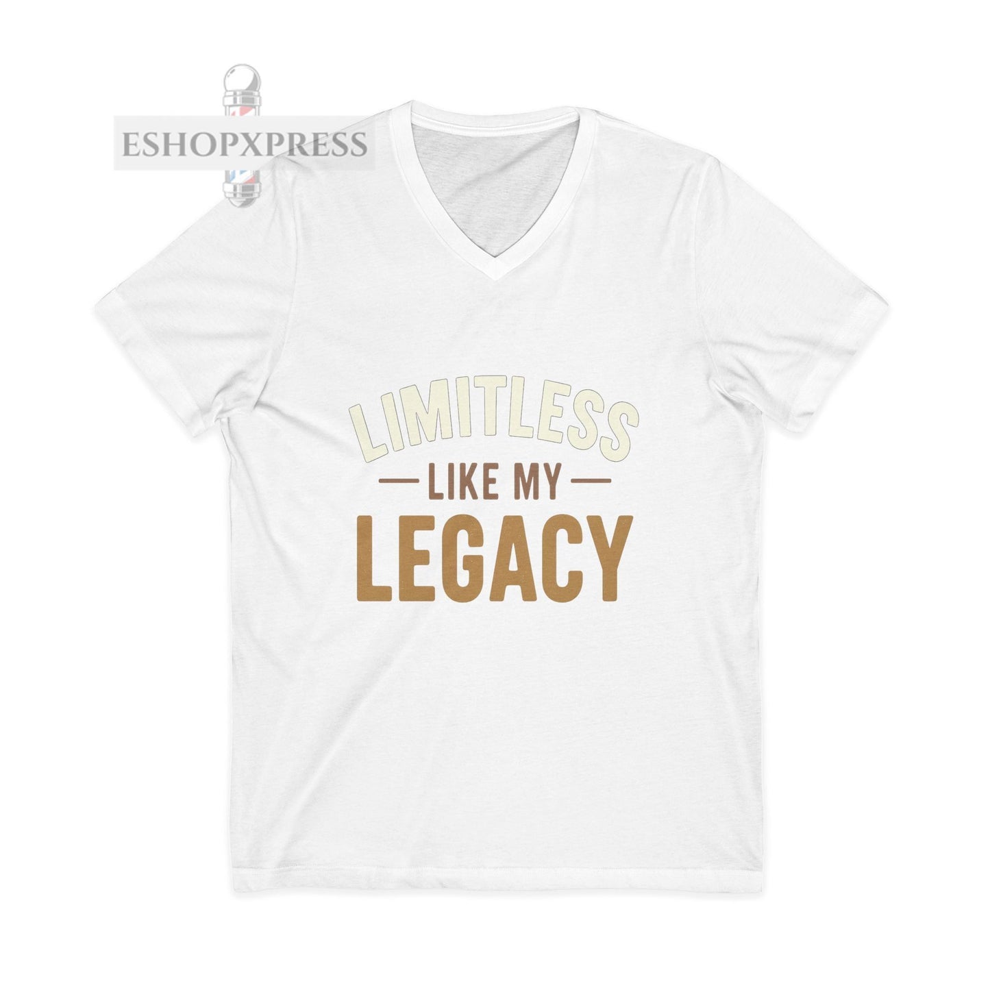 Limit Less like my  Legacy -V-Neck Tee