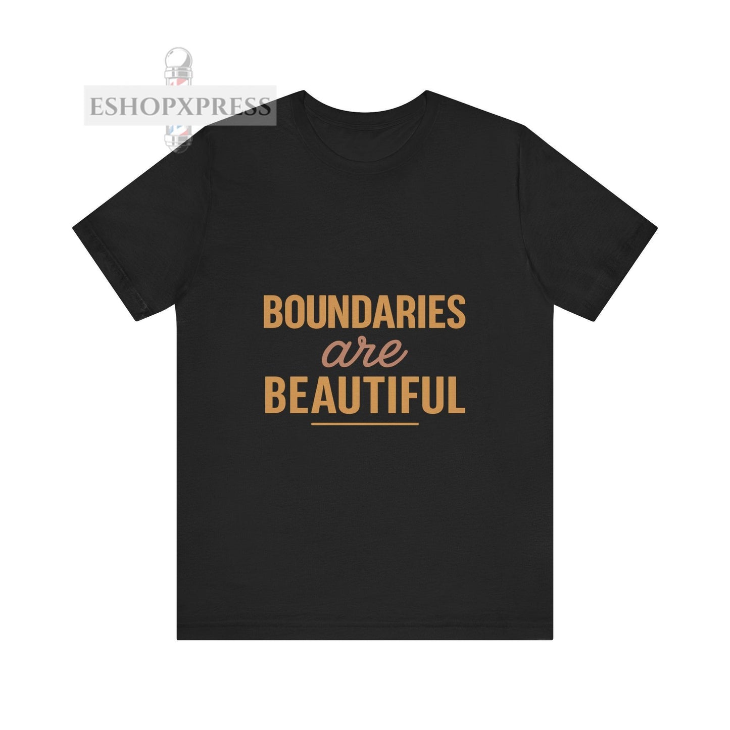 Boundaries are Beautiful - Crew Neck Tee