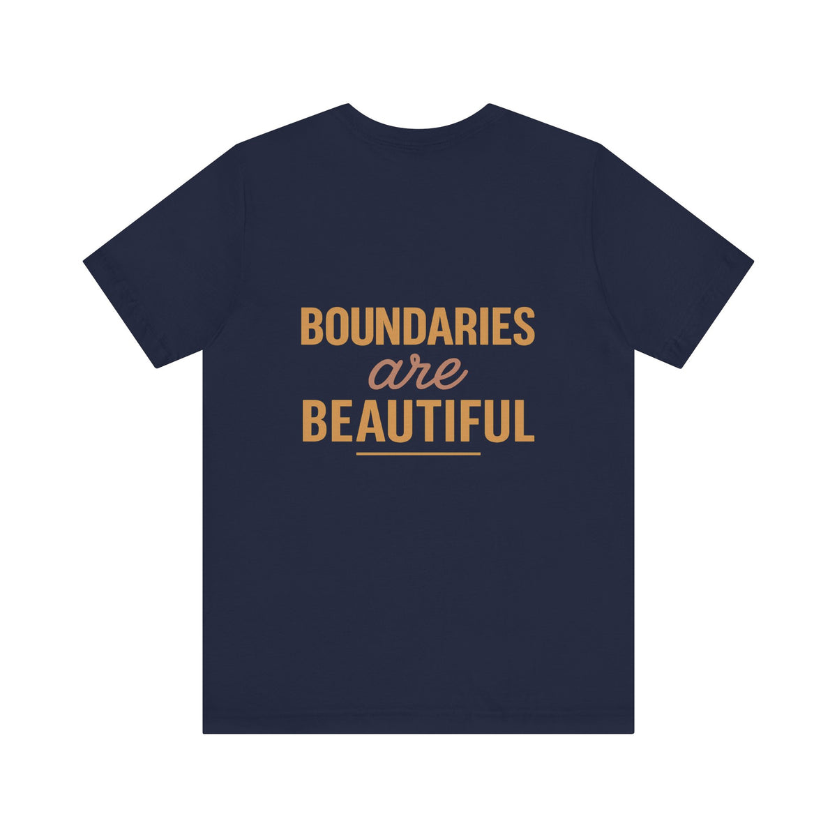 Boundaries are Beautiful Variation – Front & Back Print | Crew Neck Tee