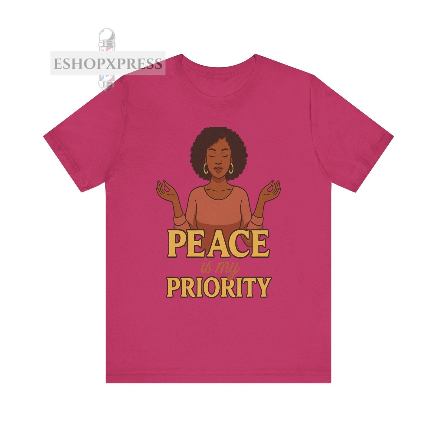 Peace is My Priority - Crew Neck Tee