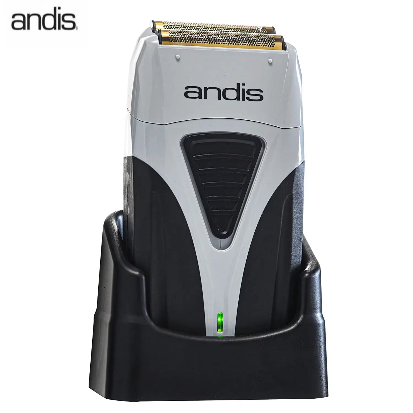 Original Andis Profoil Lithium plus 17200 Barber Hair Cleaning Electric Shaver for Men Beard Stubble Razor Bald Shaving Machine