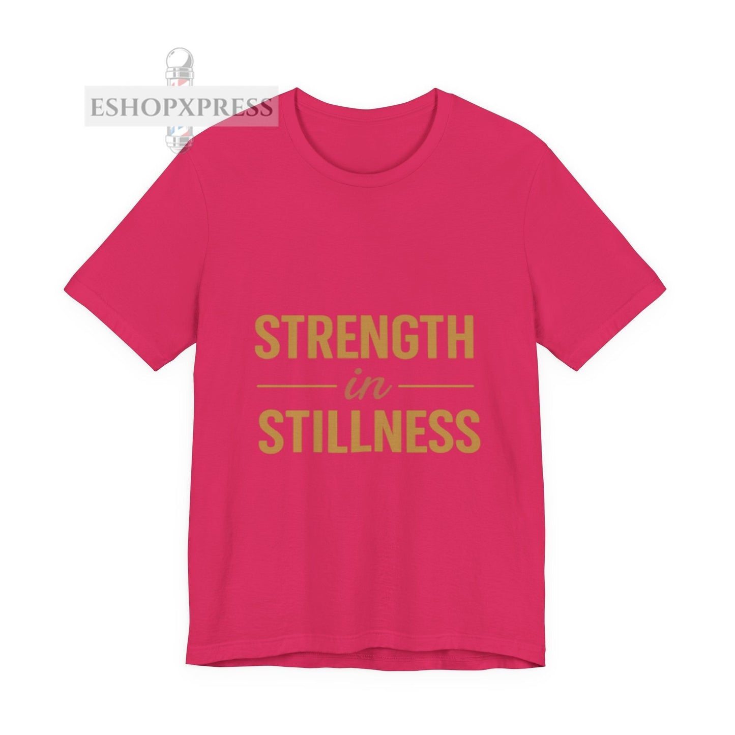 Strength in Stillness Typography Design