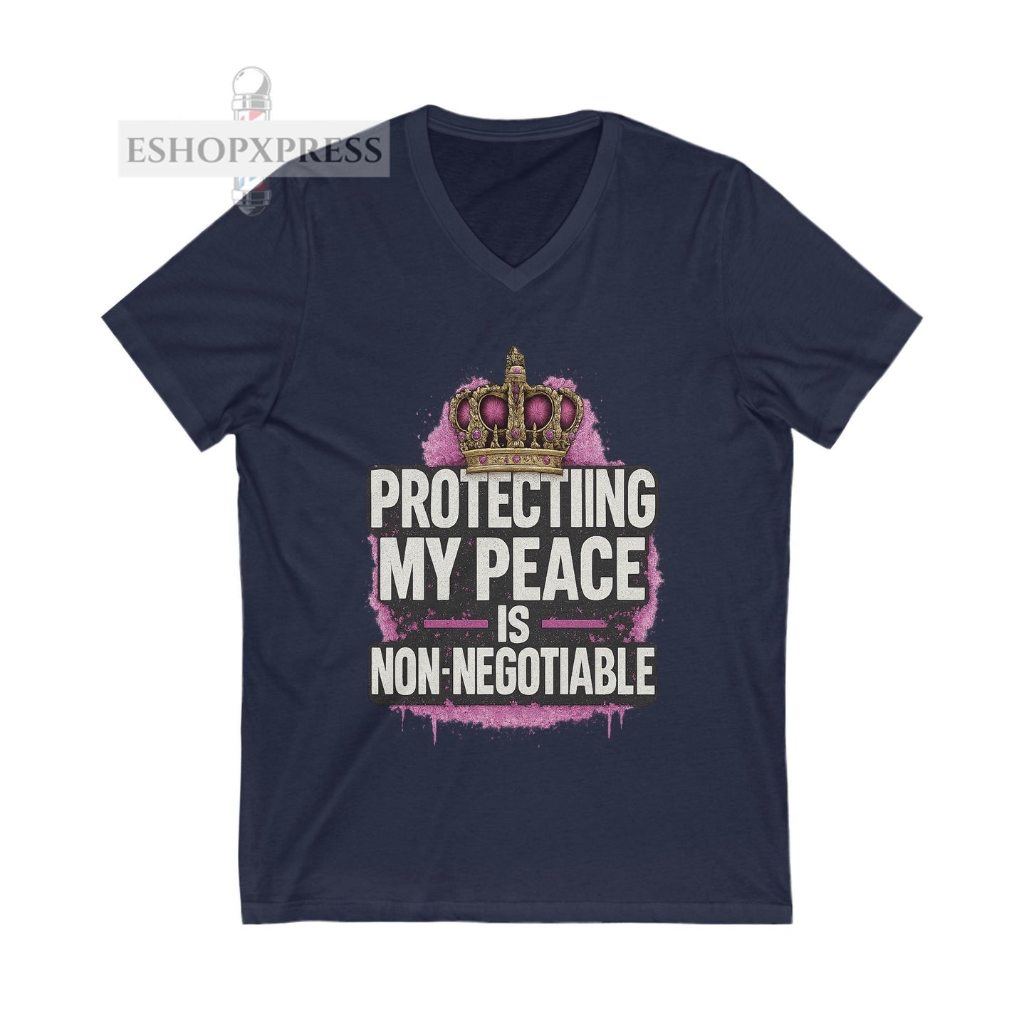 Protecting My Peace is Non-Negotiable - V-Neck Tee