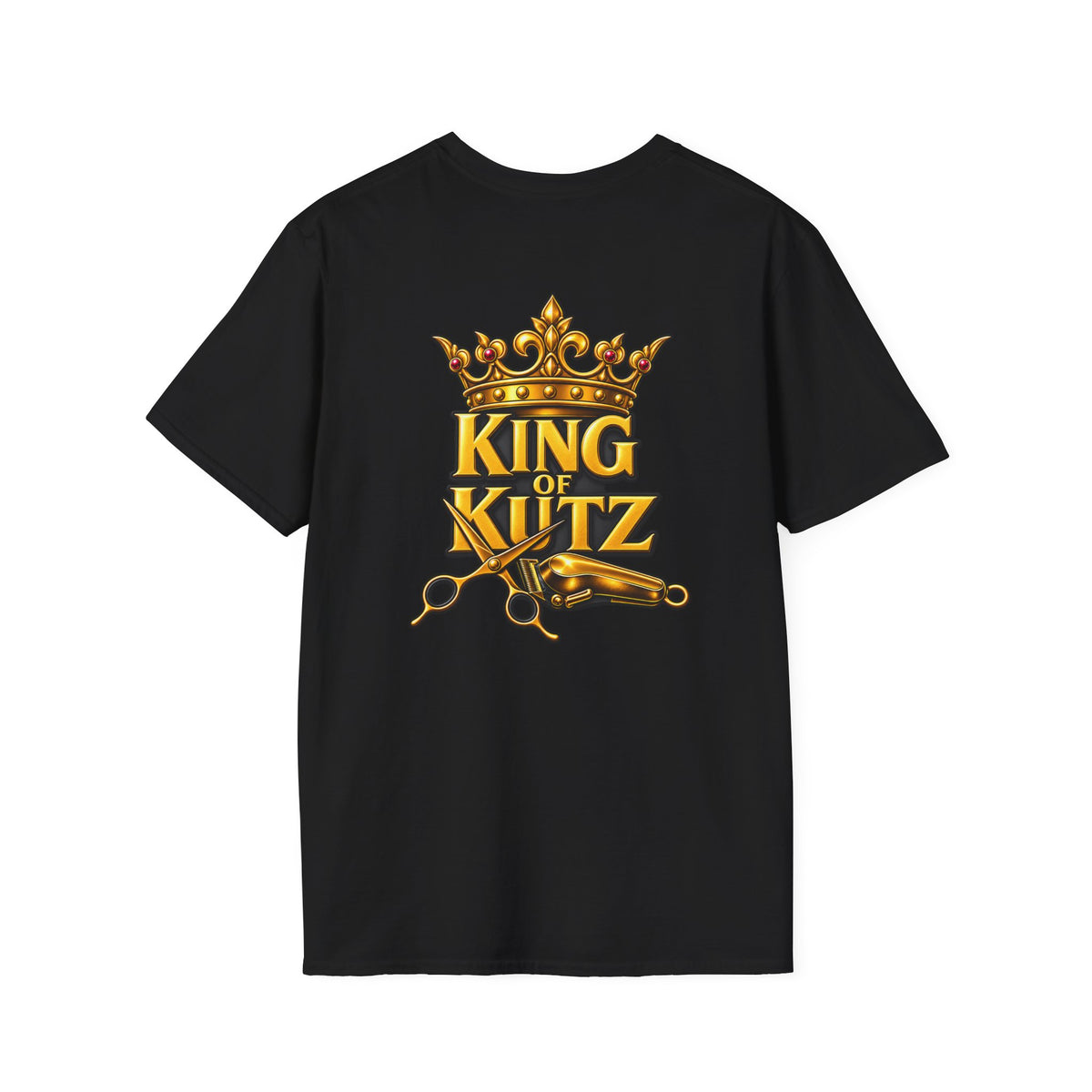 Men's King of Kutz Barber T-Shirt – Front & Back Print