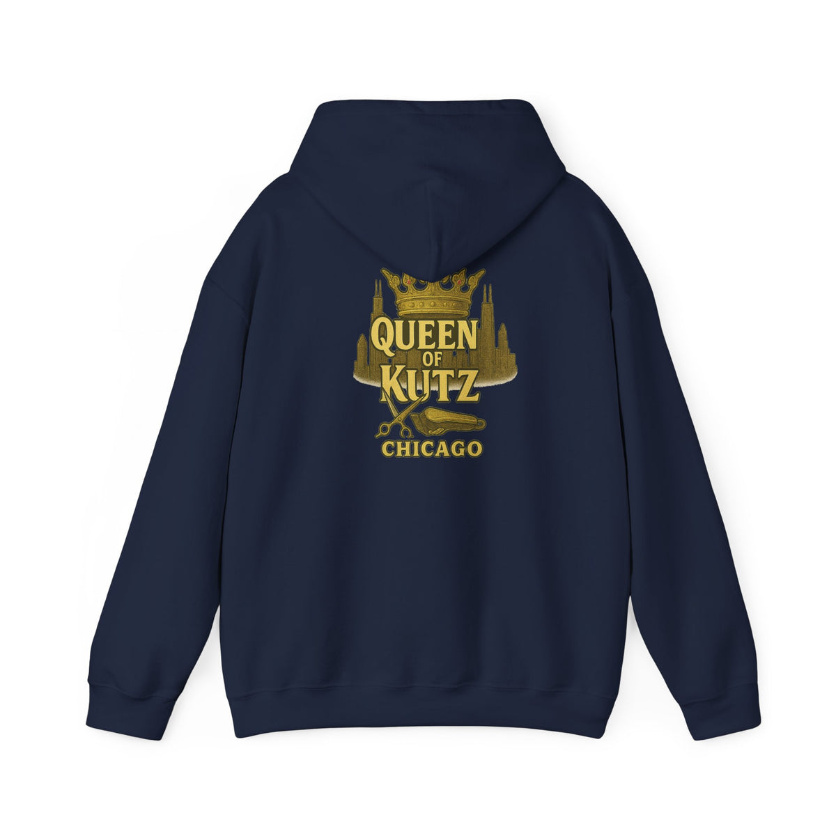 Queen of Kutz Chicago Hoodie – Front & Back Print