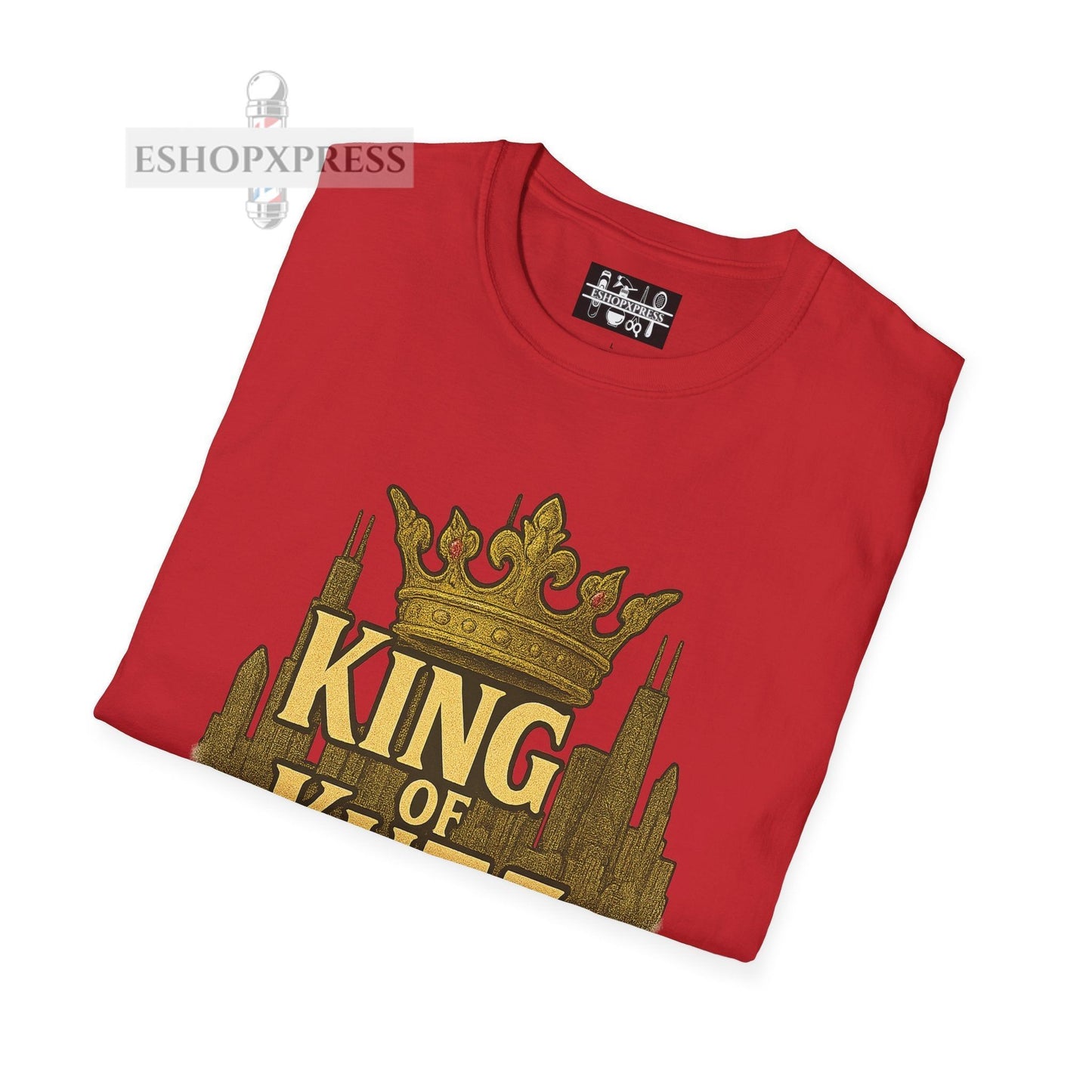 King of KutZ Chicago Barber T-Shirt – Urban Streetwear Tee for Barbers, Stylists & Grooming Pros | EShopXpress Brand Apparel