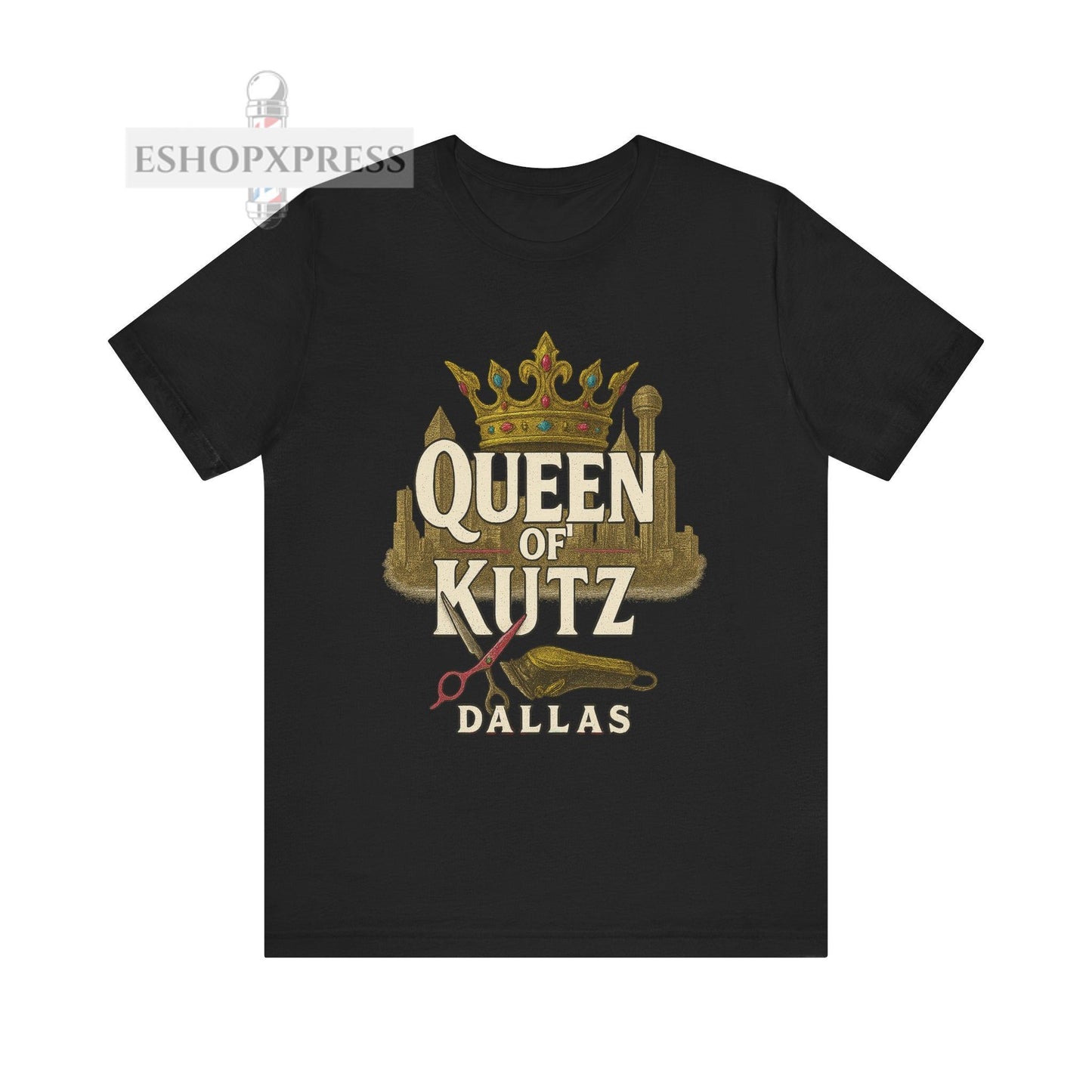 Queen of Kutz Dallas| Unisex Tee for Stylists & Barbers