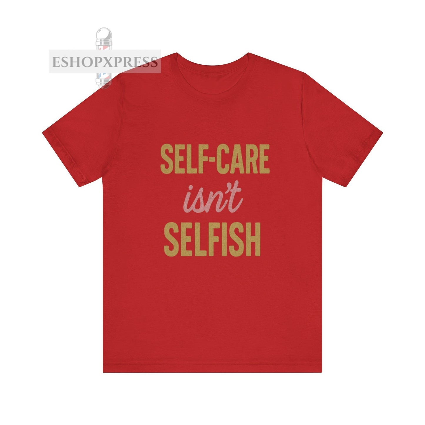 Motivational Self-Care Quote Design Tee
