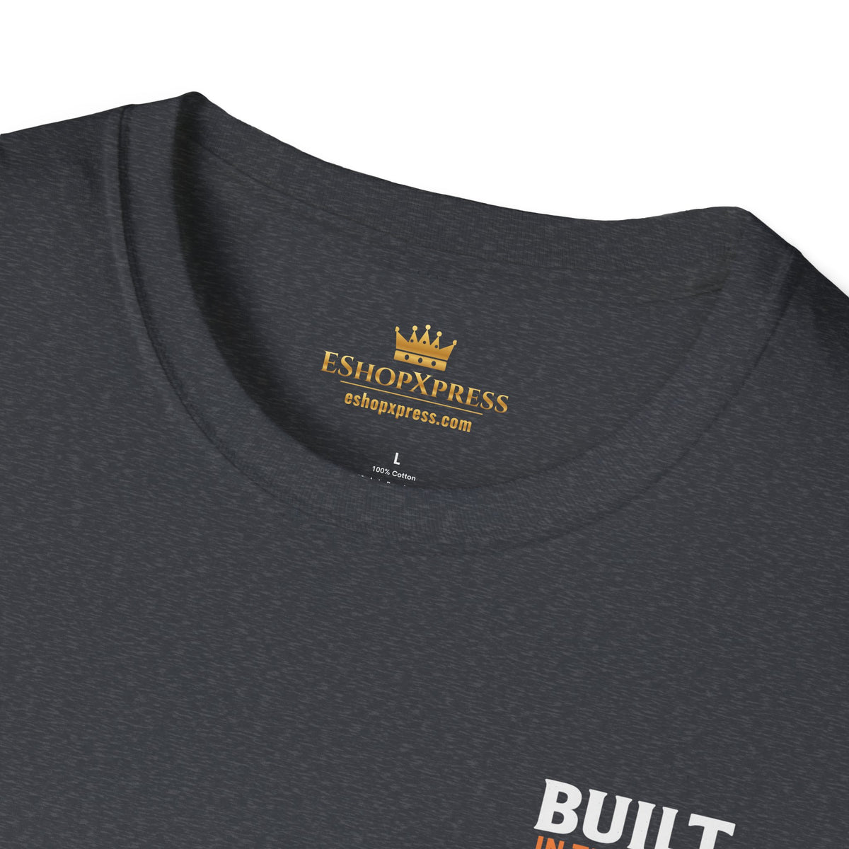 Men's Built in the Shop Barber T-Shirt – Front & Back Print