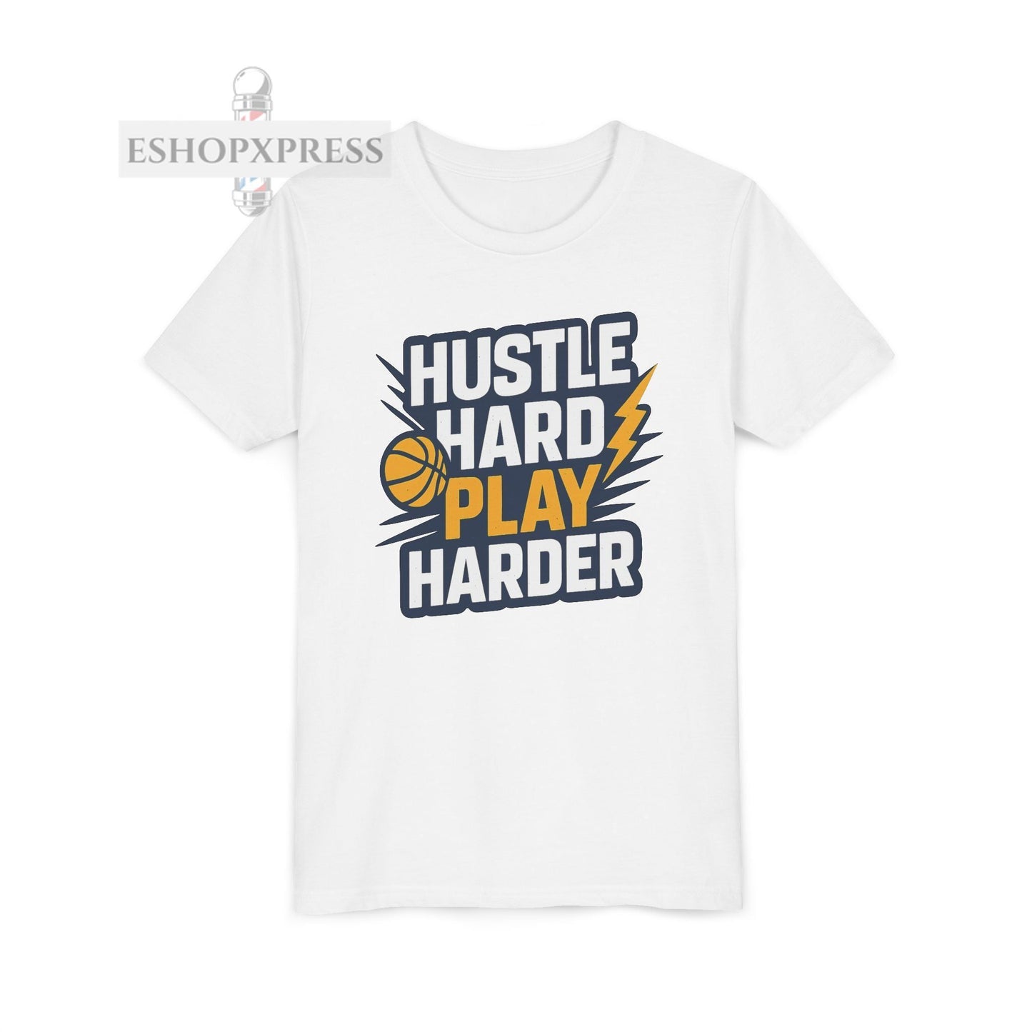 Hustle Hard Play Harder 2 - Youth Short Sleeve Tee