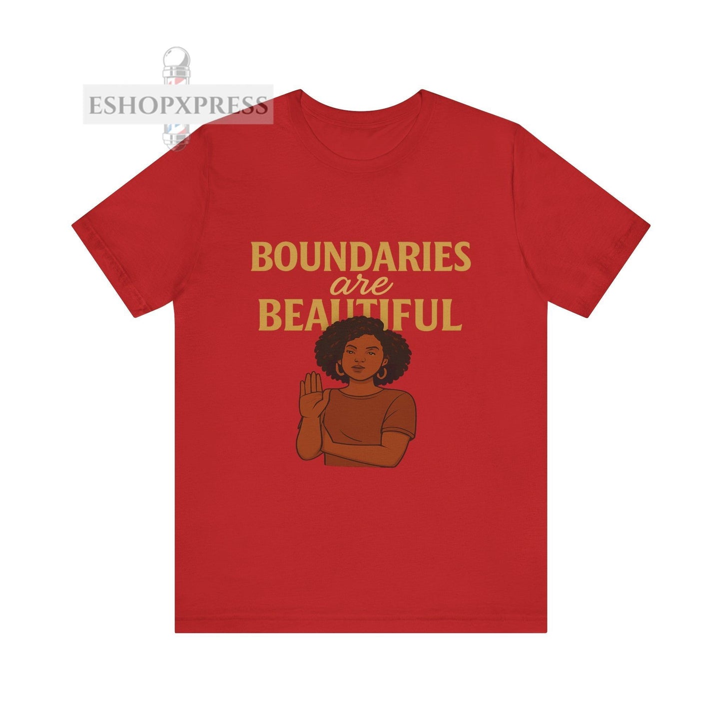 Boundaries Are Beautiful - Crew Neck Tee