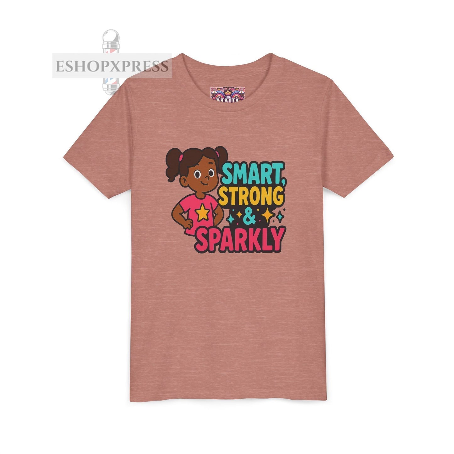 Smart Strong Sparkly -Youth Short Sleeve Tee