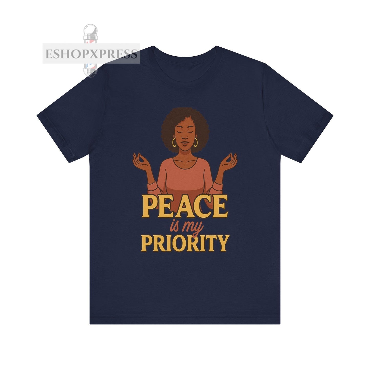 Peace is My Priority - Crew Neck Tee