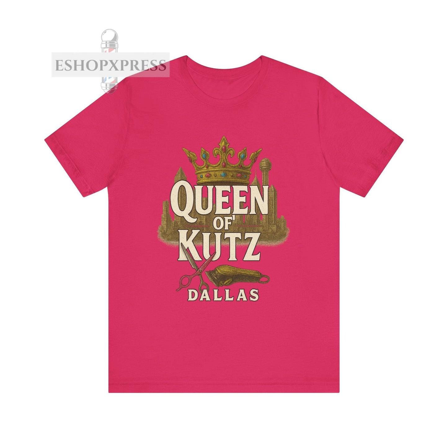 Queen of Kutz Dallas| Unisex Tee for Stylists & Barbers