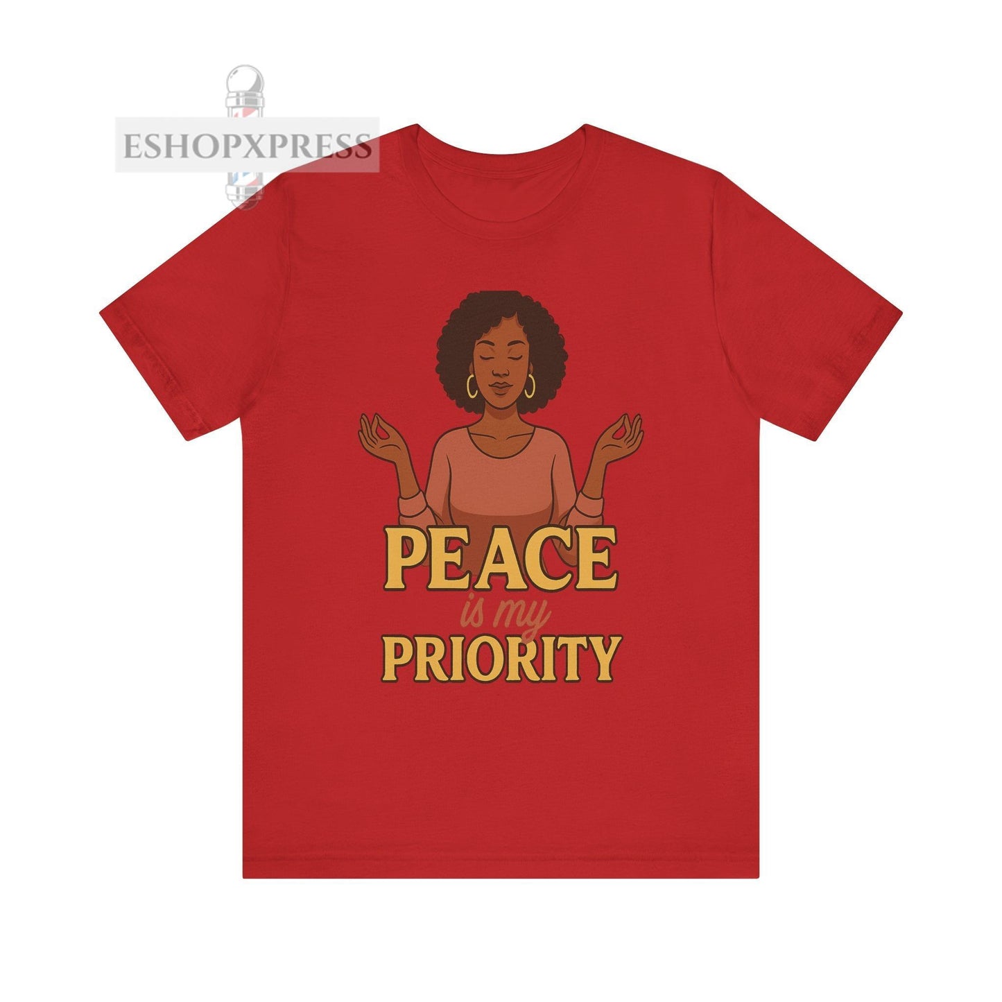 Peace is My Priority - Crew Neck Tee