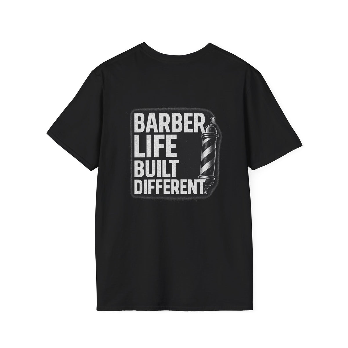 Barber Life Built Different – Front & Back Print