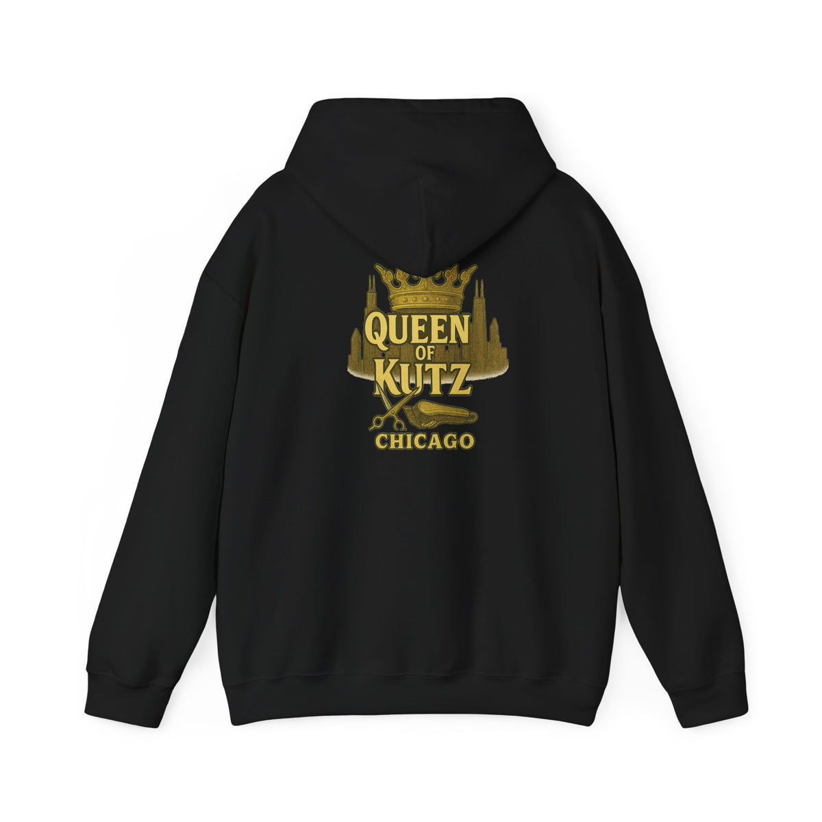 Queen of Kutz Chicago Hoodie – Front & Back Print