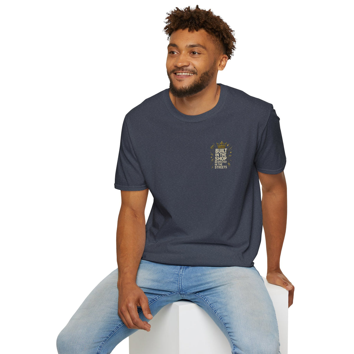 Built in the Shop, Respected in the Streets T-Shirt – Front & Back Print