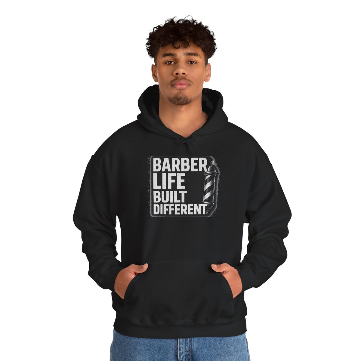 Barber Life Built Different Hoodie