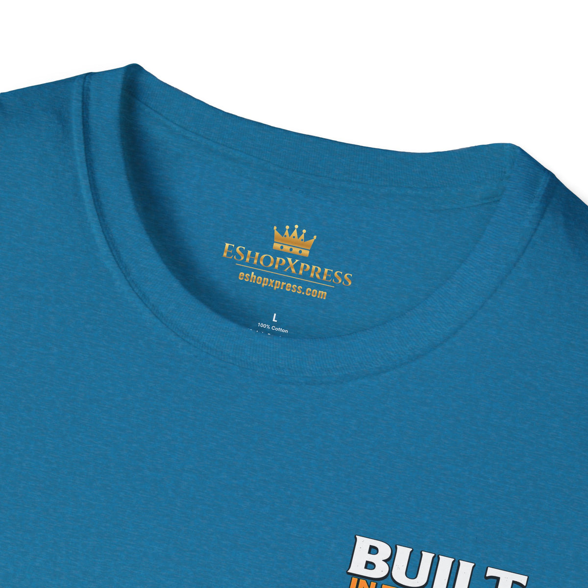 Men's Built in the Shop Barber T-Shirt – Front & Back Print