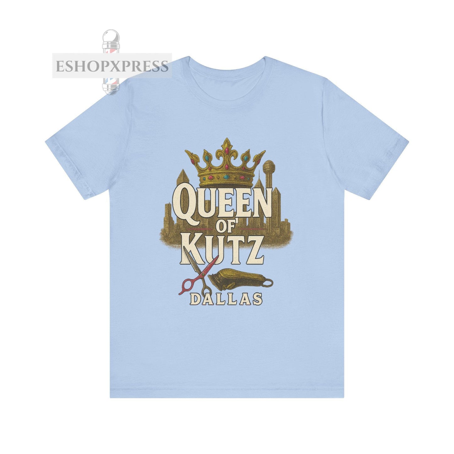Queen of Kutz Dallas| Unisex Tee for Stylists & Barbers
