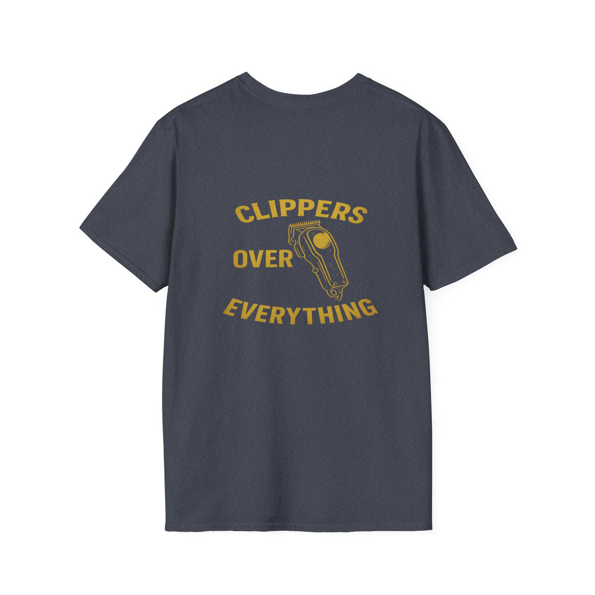 Men's Clippers over everything Barber T-Shirt – Front & Back Print