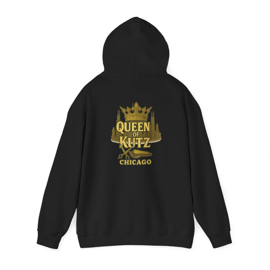 Queen of Kutz Chicago Hoodie – Front & Back Print