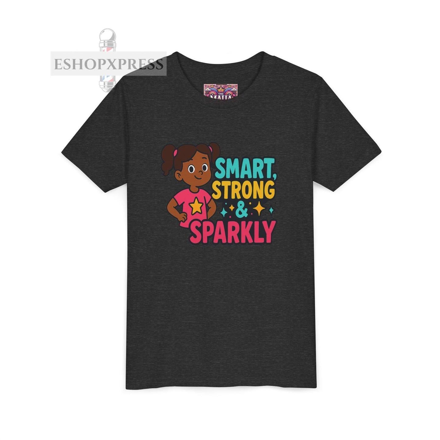 Smart Strong Sparkly -Youth Short Sleeve Tee