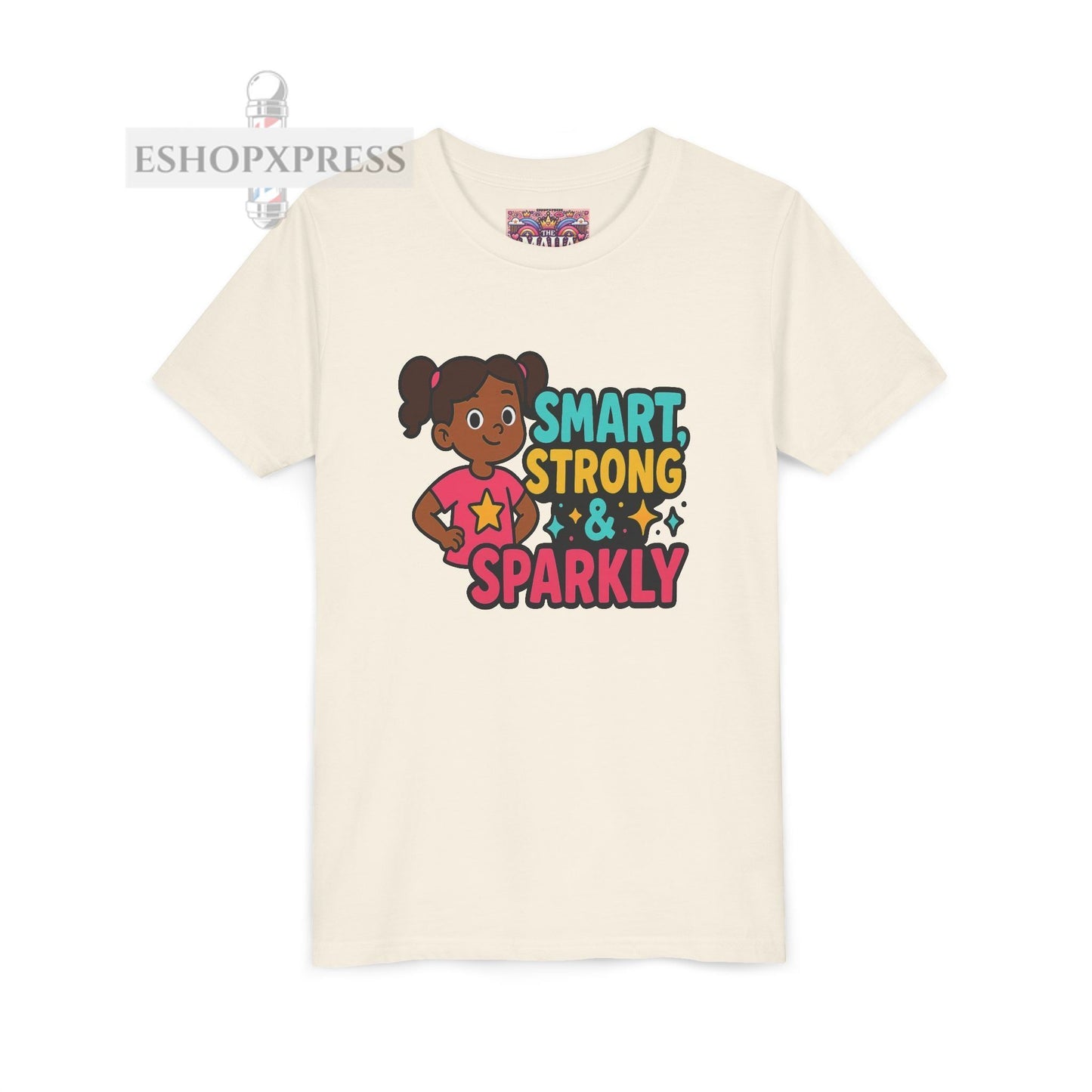 Smart Strong Sparkly -Youth Short Sleeve Tee
