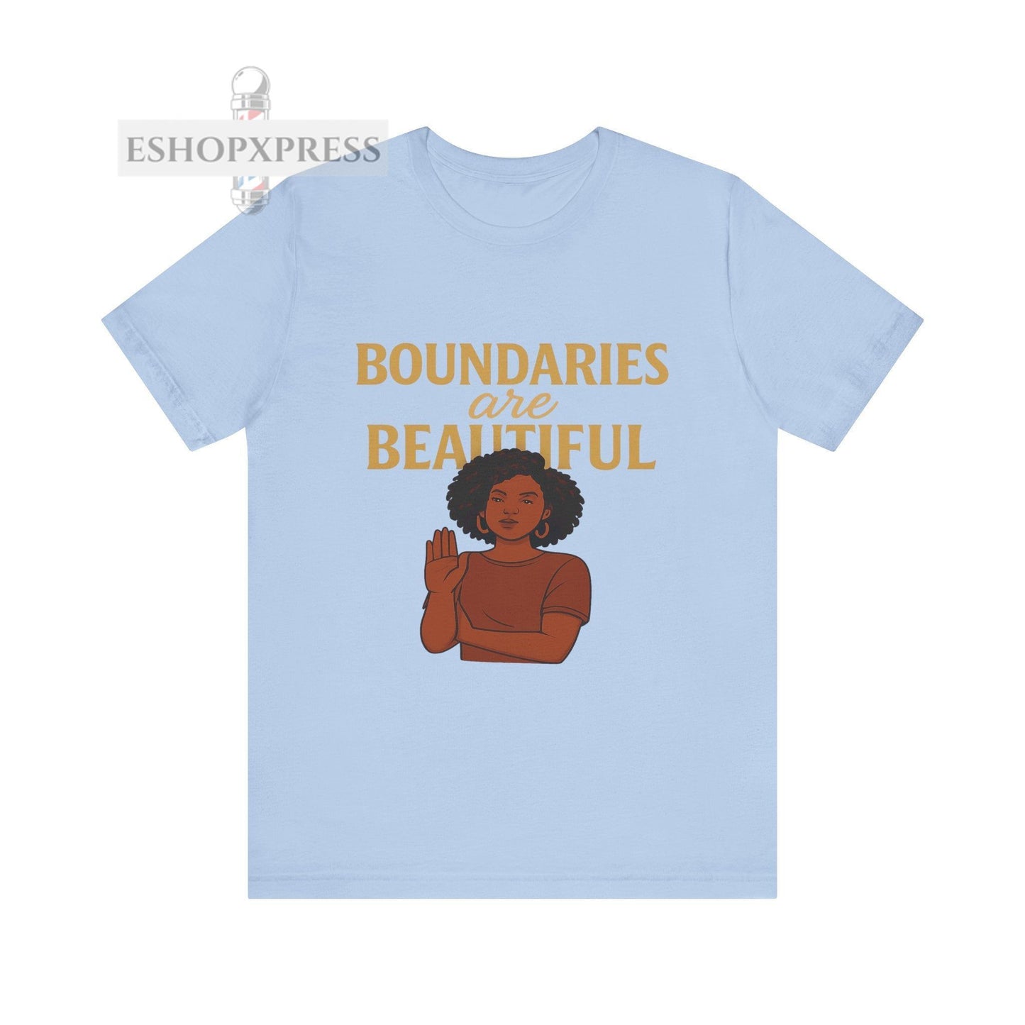 Boundaries Are Beautiful - Crew Neck Tee